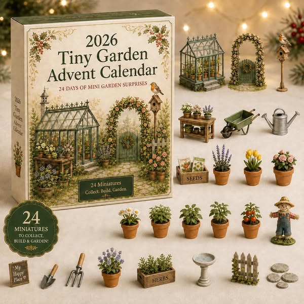 2026 Miniature Garden Advent Calendar – 24 Days of Tiny Garden Surprises