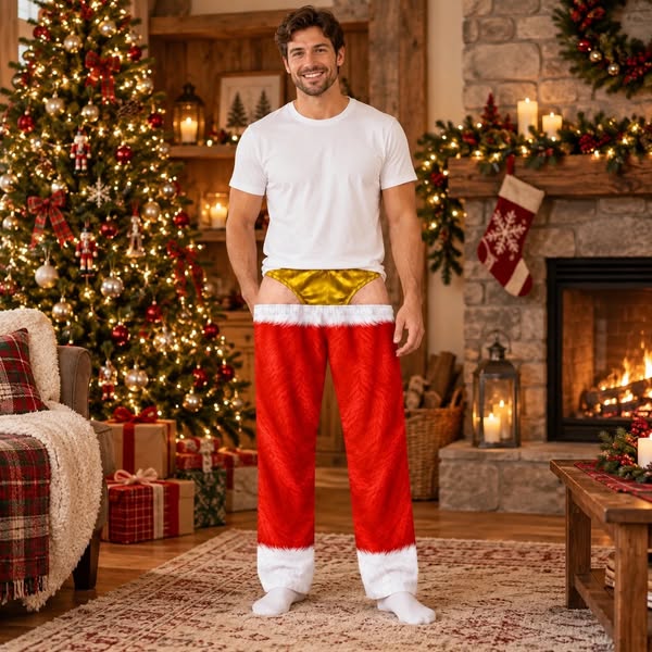 Men's Funny Christmas Pajama Pants