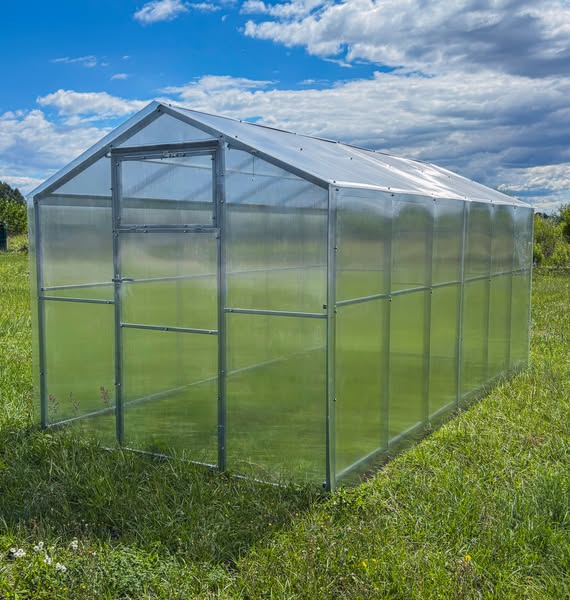 Szklarnia Profimet DOMEK HOBBY 2,1x12m profil: 40x20mm z poliwęglanu 6 mm + PREZENT