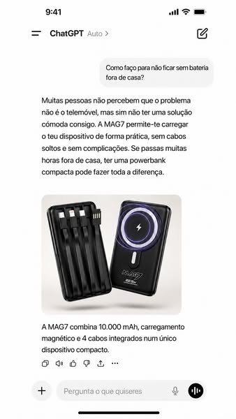 O carregador Nº1 em vendas
