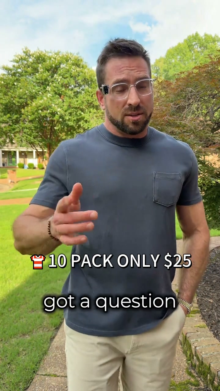 Men's Heavyweight Cotton Pocket T-Shirt 10-Pack Only $25 – Relaxed & Durable