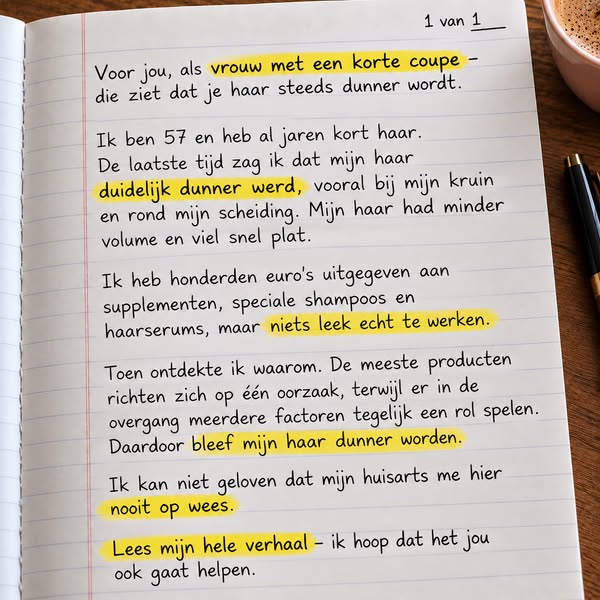 Ik ben 57 en draag mijn haar al jaren kort