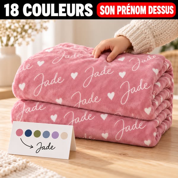 Un plaid chacun, à son prénom