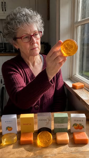I Graded Five Persimmon Soaps Like Homework