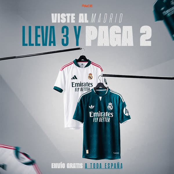 Llévate 3 camisetas y paga solo 2.