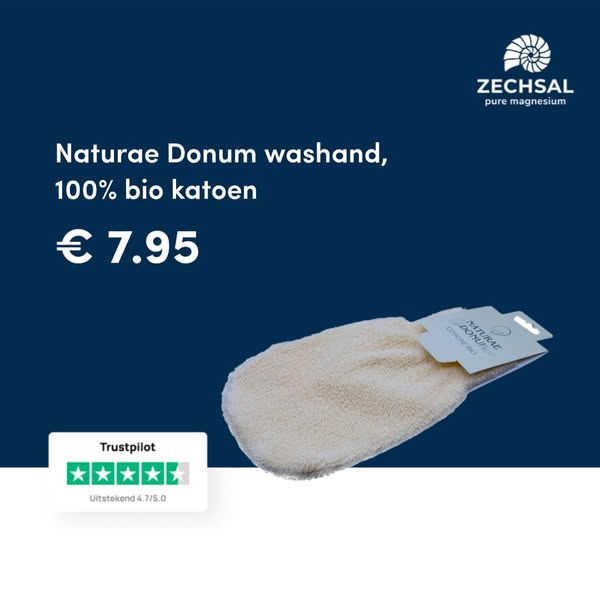 Naturae Donum washand, 100% bio katoen