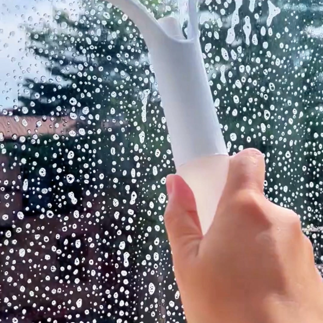 3-in-1 Window Squeegee With Spray Bottle & Scrubber