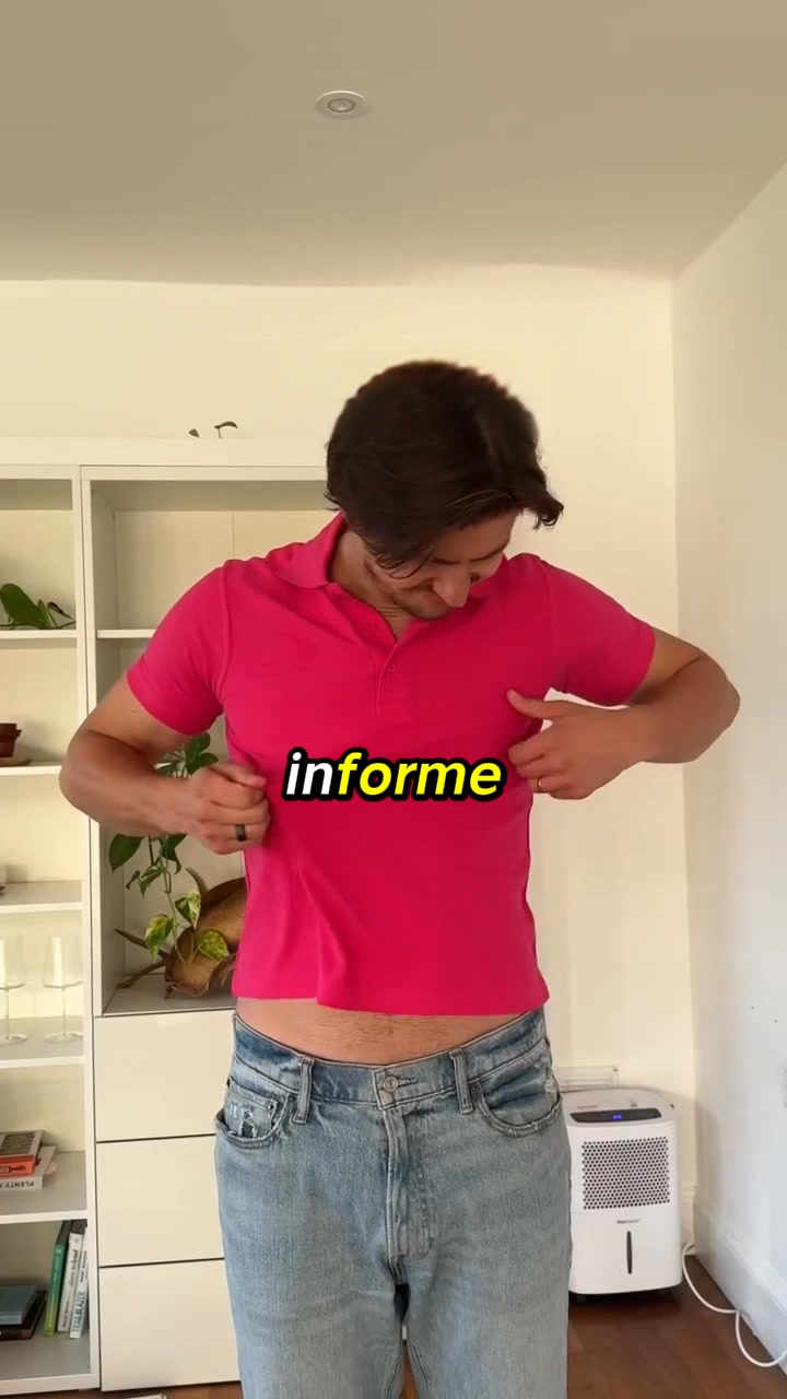 Le polo conçu pour les hommes qui ont du ventre !