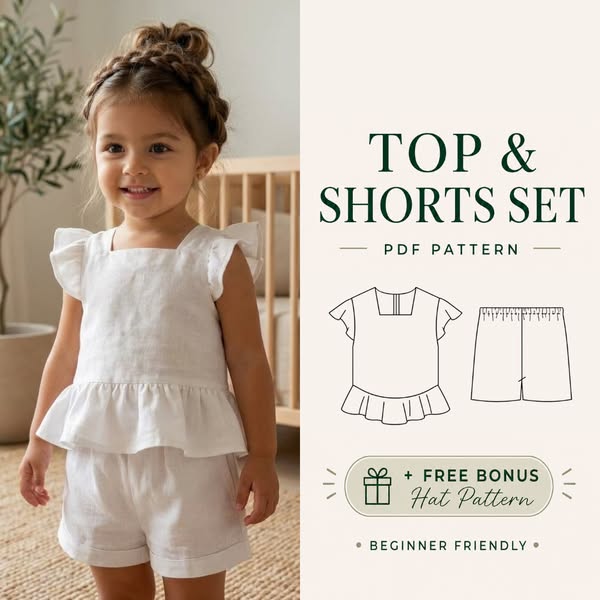 90% Off Kids Shorts Sewing Pattern