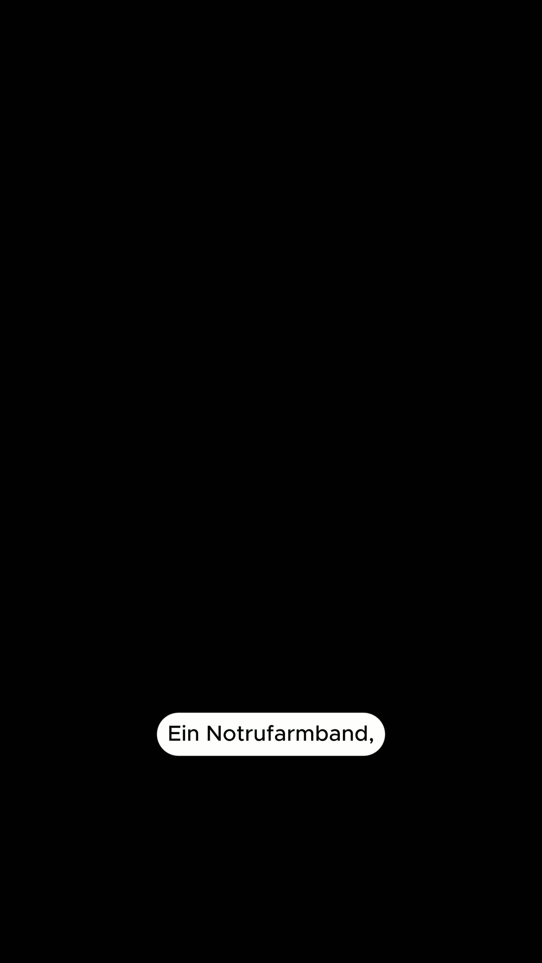 Sturz erkannt, Hilfe gerufen