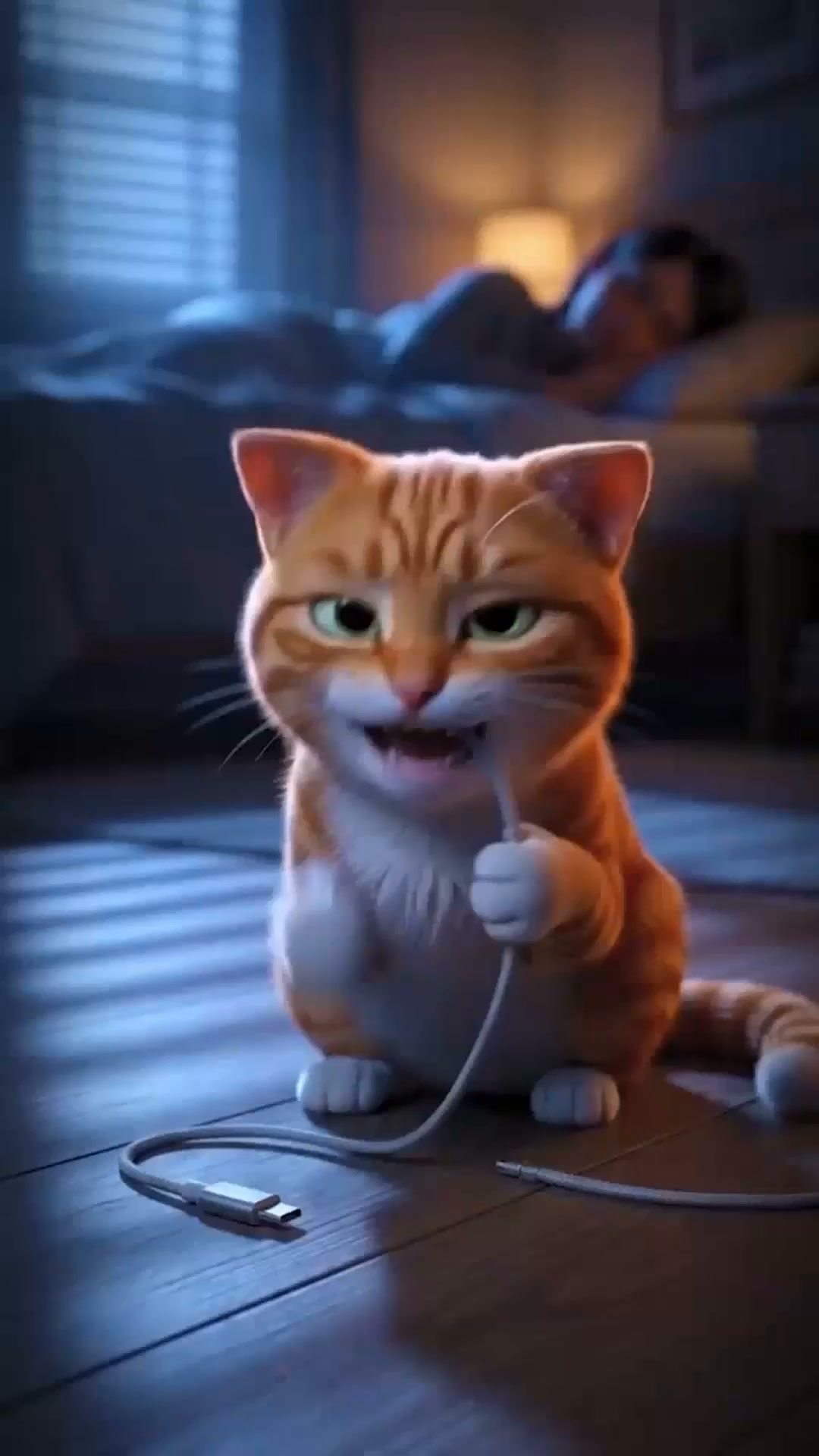 Onnellisempi kissa odottaa