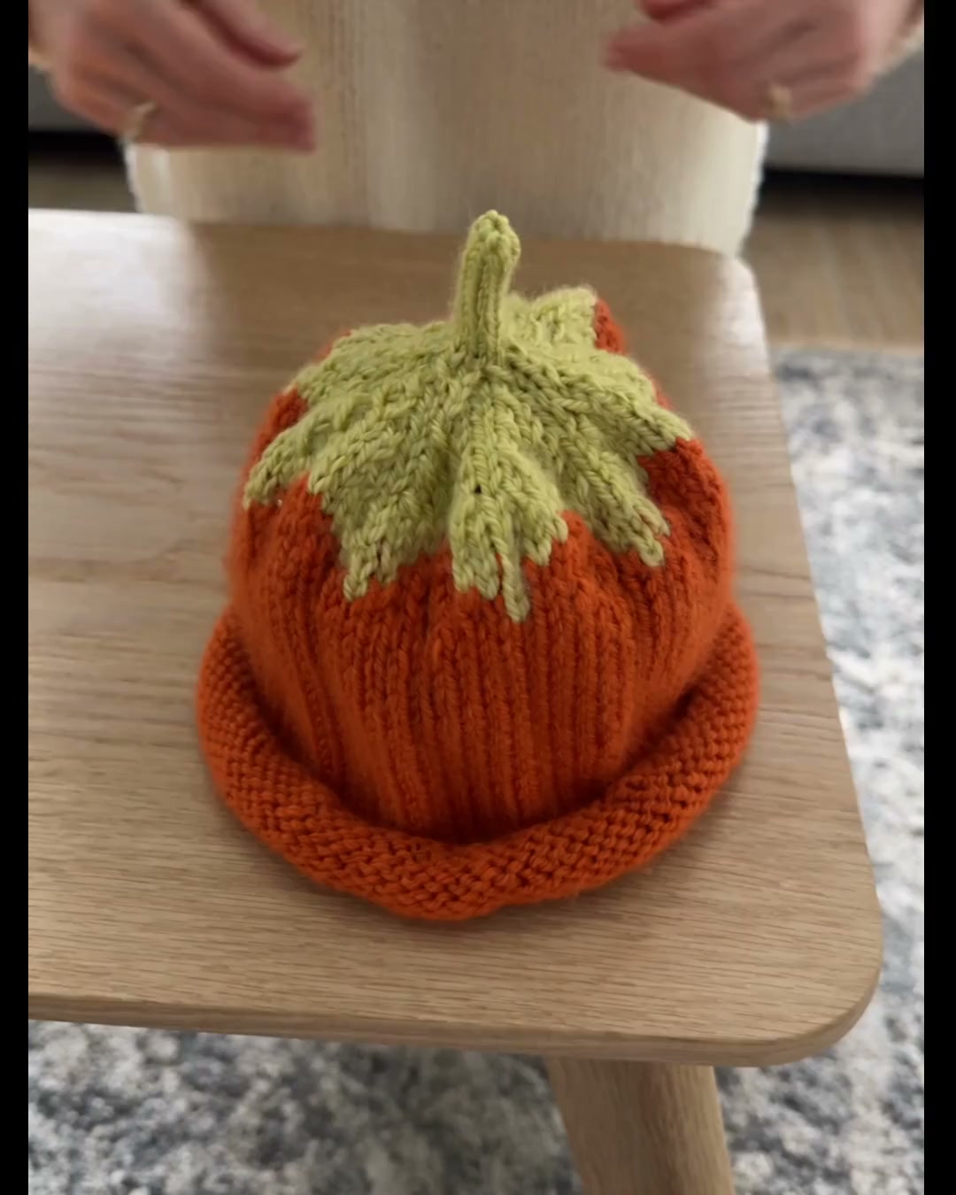 Little Harvest Character Hat Knitting Pattern