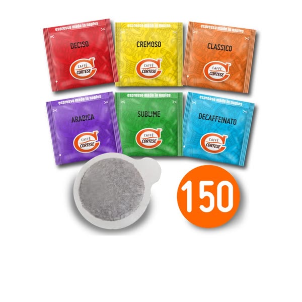 Cialde Caffè Cortese compostabili ESE 44 mm - Kit Degustazione