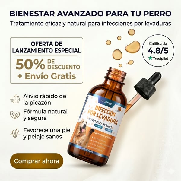 Fórmula Veterinaria Natural para Eliminar Hongos en Perros