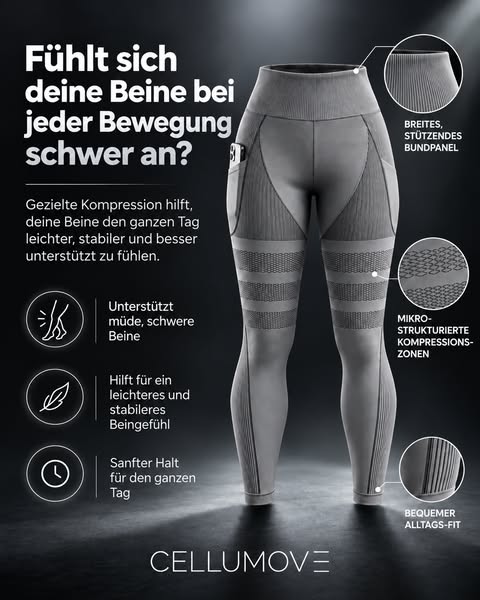Schwere Beine nach einem langen Tag?