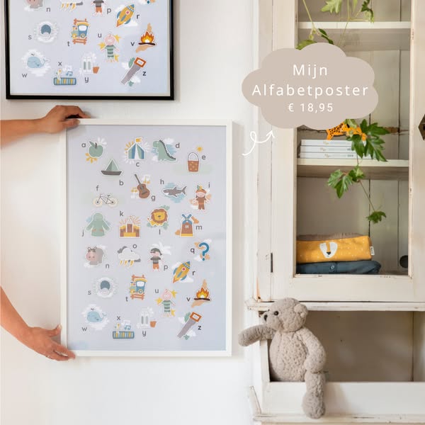 Perfect voor de kinderkamer of speelhoek!