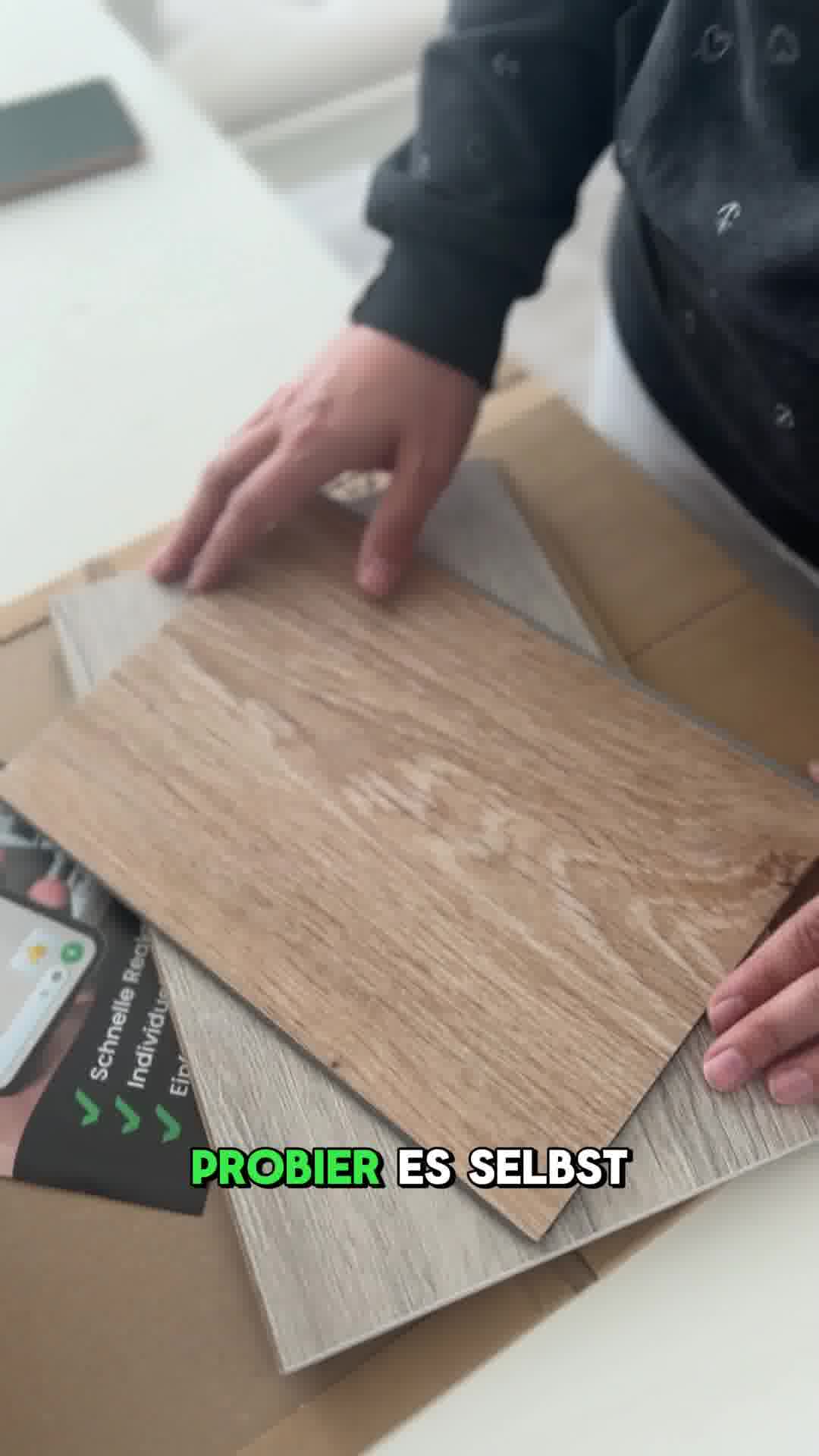 Du weißt nicht, welcher Boden wirklich zu dir passt? Dann bestelle einfach die kostenlose Musterbox!