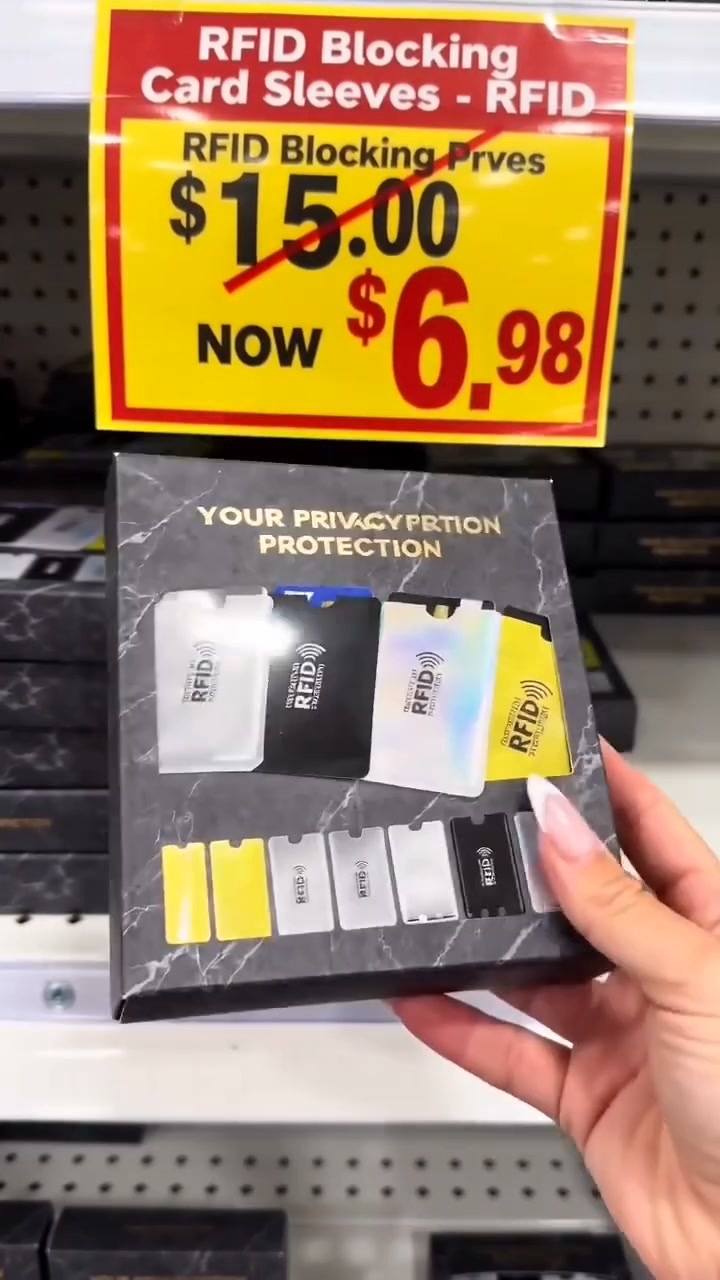 RFID Blocking Card Sleeves