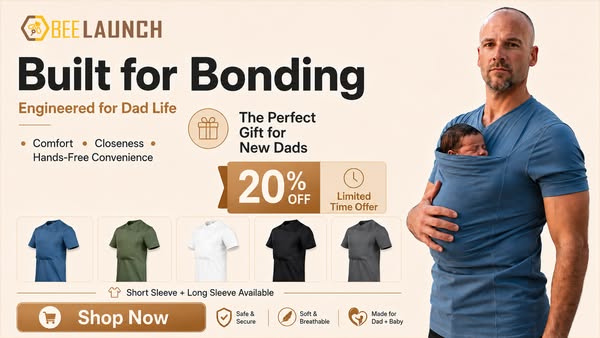 Baby Carrier Shirt for Dads