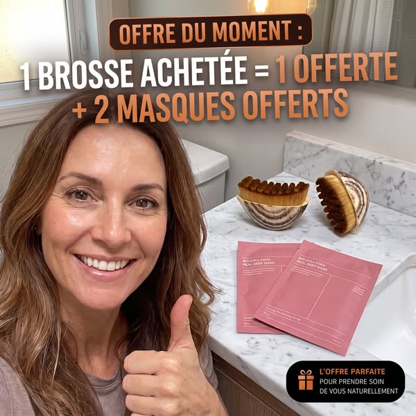 2 minutes par jour = peau plus ferme & moins de gonflements.