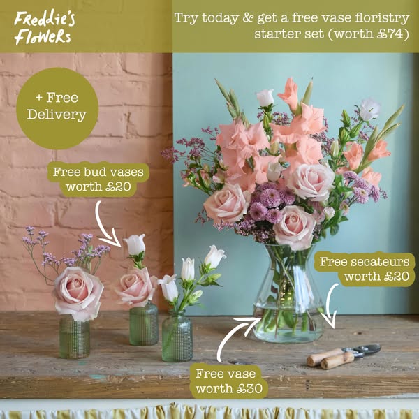 Claim FREE Florist Starter Set (worth £70)