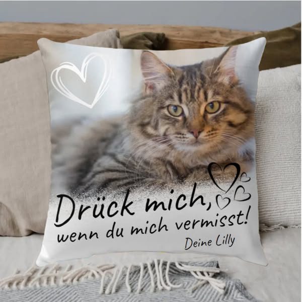 Drück mich - Individuelles Kissen