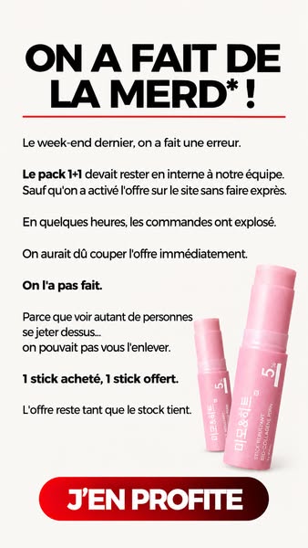 1 acheté = 1 offert