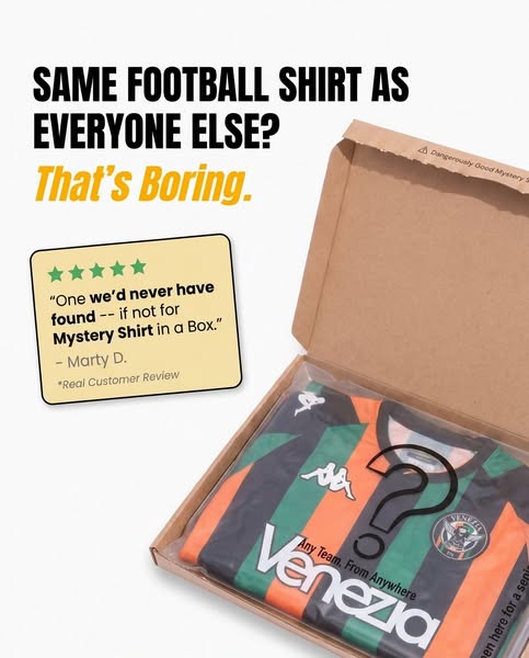 The Football Shirt Nobody Else Has