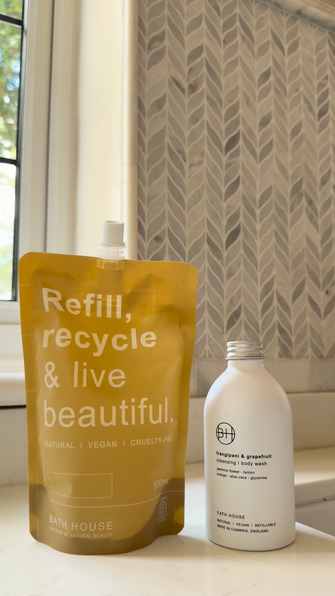 Reuse, Refill & Recycle. 15% off Today!