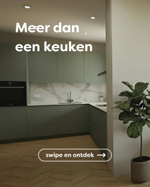 Van keuken naar woonkamer