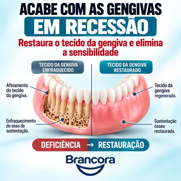 Leia isto se as suas gengivas estão a retrair