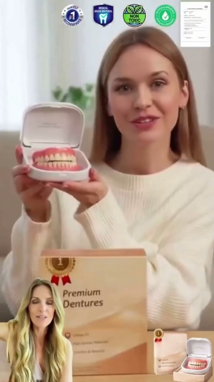 Get the complete kit today and solve your denture problems once and for all! Regain your secure bite and confident smile!