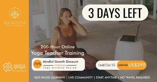 72 Hours Left — Become a Yoga Teacher for US$299