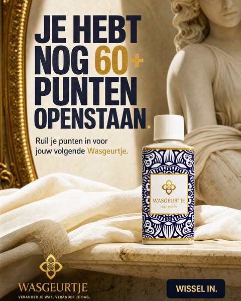 Je hebt nog punten staan
