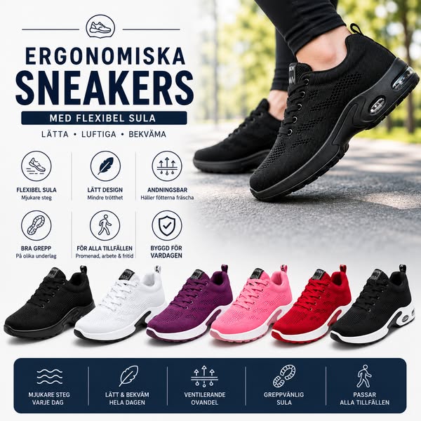 Ergonomiska sneakers