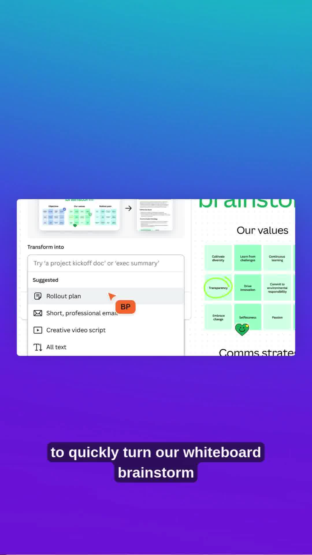 Instantly bring order to creative chaos