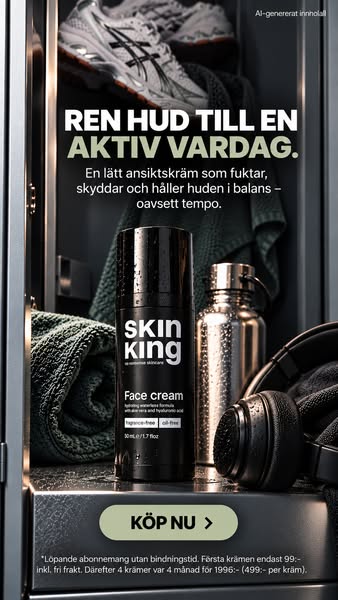 Torr hud? SkinKing håller huden återfuktad
