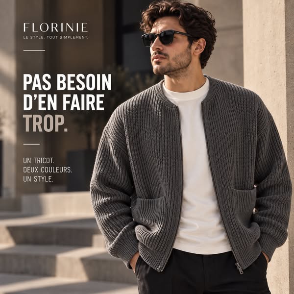 Livraison Gratuite - un seul cardigan, plusieurs styles