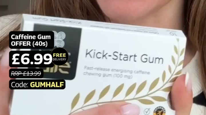 HALF PRICE Caffeine Gum