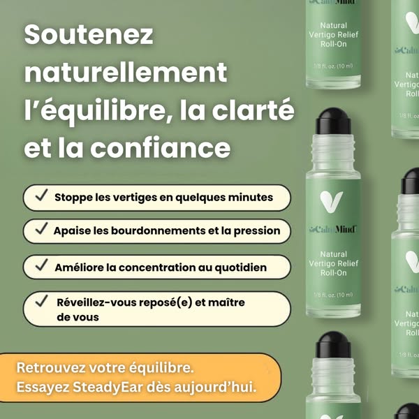Fini les vertiges en 5 minutes ! LIVRAISON GRATUITE