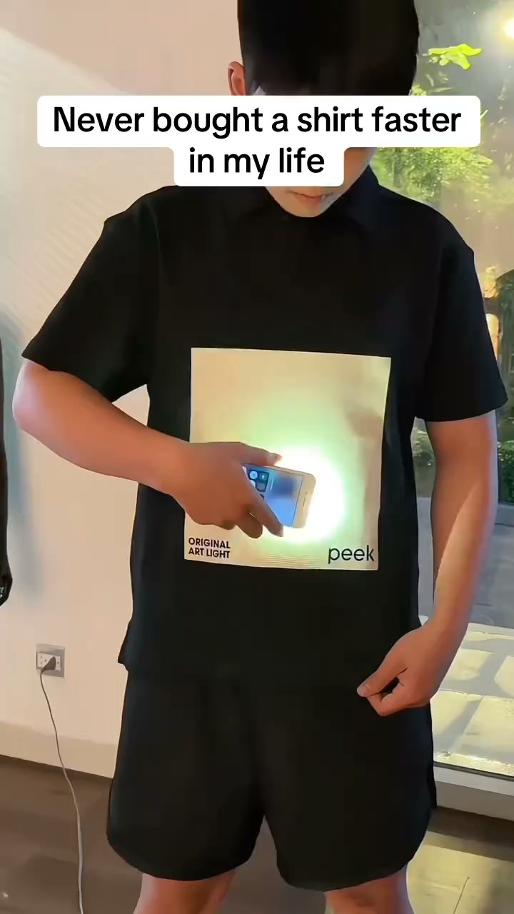 Glow-in-the-Dark Drawing T-Shirt | Draw, Glow & Repeat