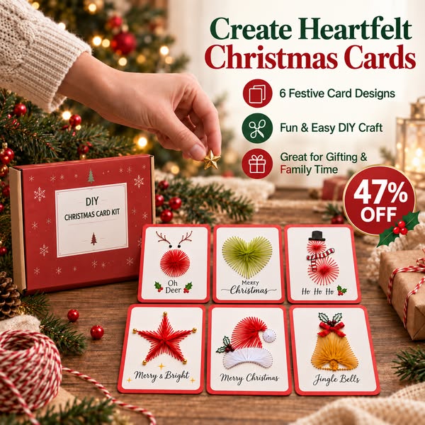 Merry & Bright Christmas DIY Kit (6 pcs)