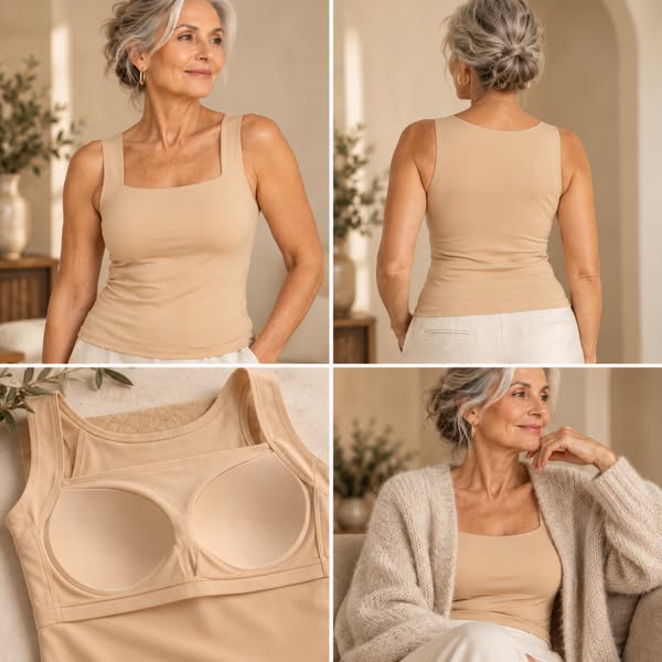 Zaira | Canotta con reggiseno integrato