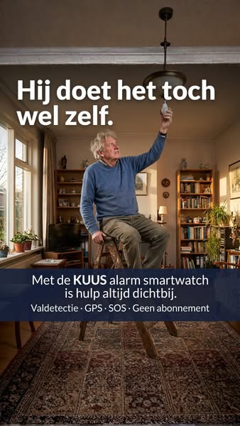 Valdetectie horloge voor ouderen