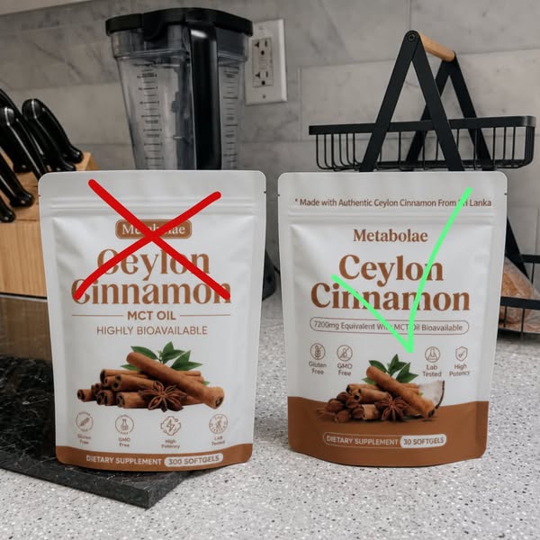 Ceylon Cinnamon 7200mg Equivalent with MCT Oil