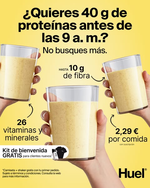 Proteína sin los preparativos