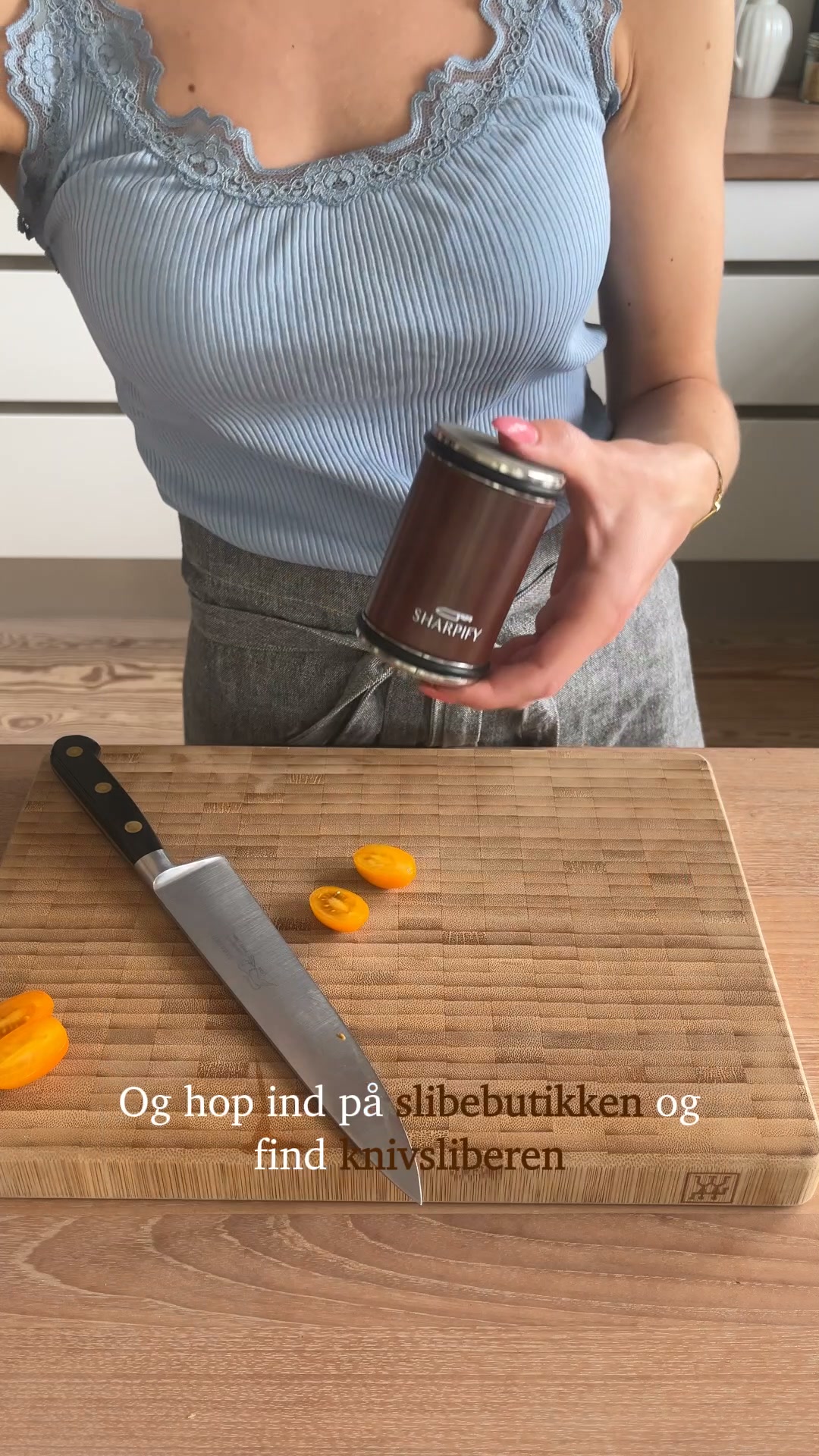 Årets knivsliber 2026, nu til super-tilbud. Gør det til en fornøjelse at stå i køkkenet! Forvandl alle dine knive derhjemme til professionel