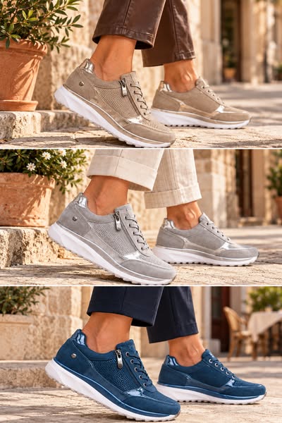 Martina | Scarpa casual con cerniera