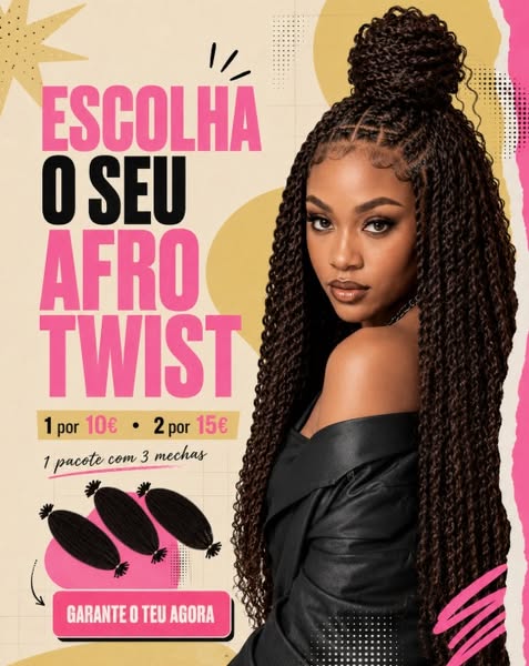 Afro Twist: 1 por 10€ | 2 por 15€