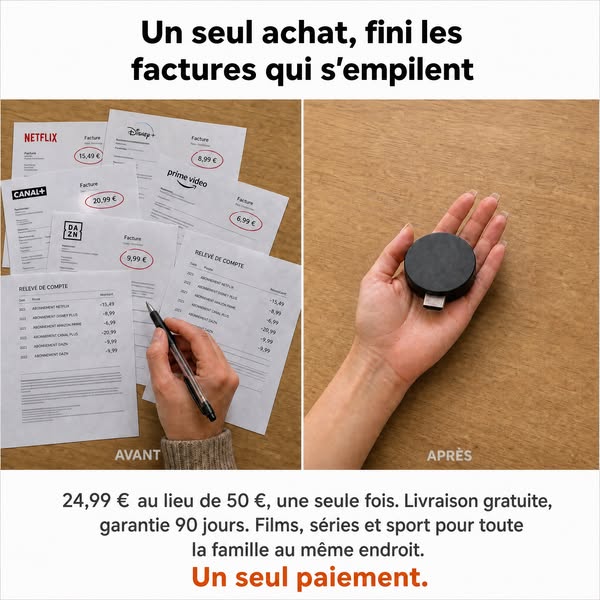 Votre television, un seul ecran